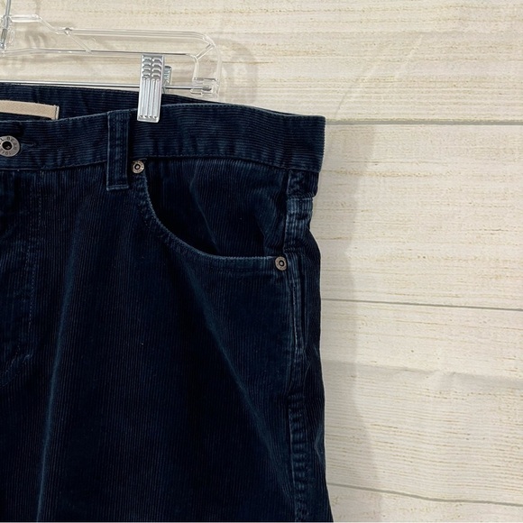 L.L.Bean Navy Straight Leg Corduroy Pants - Picture 3 of 9